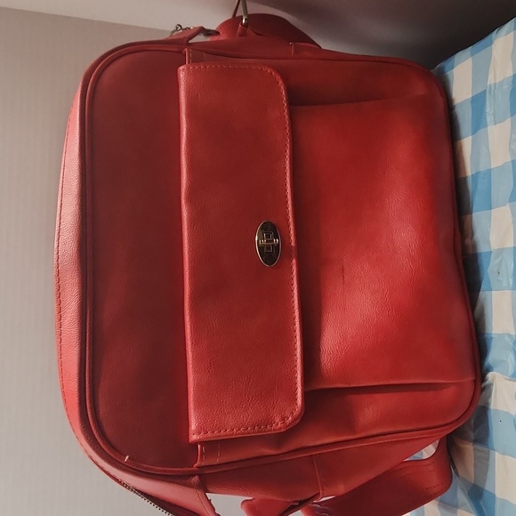 Red Vintage Courier bag - Picture 1 of 4